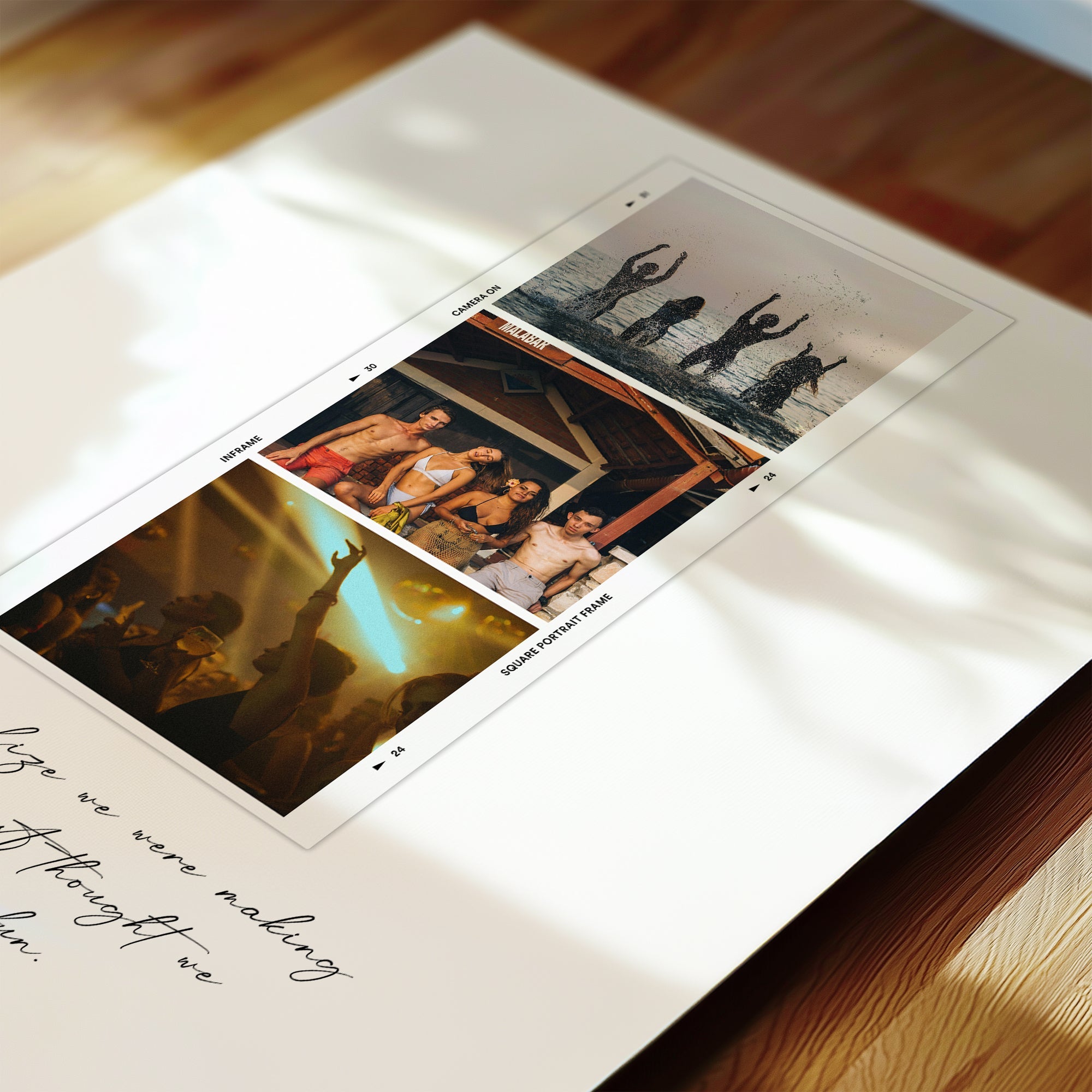 Personalised Photo Booth Strip Print