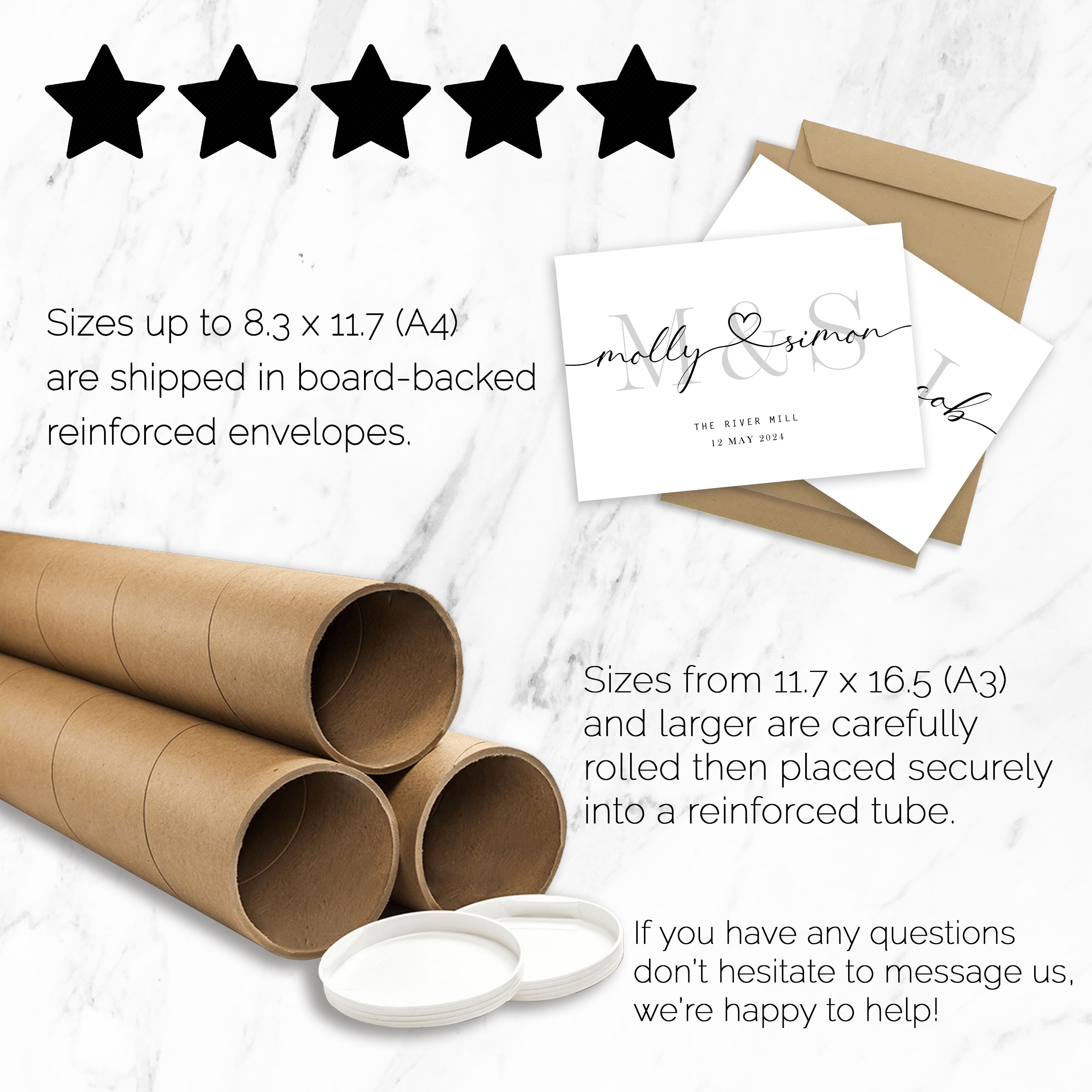 Personalised Heart Linked Names Print