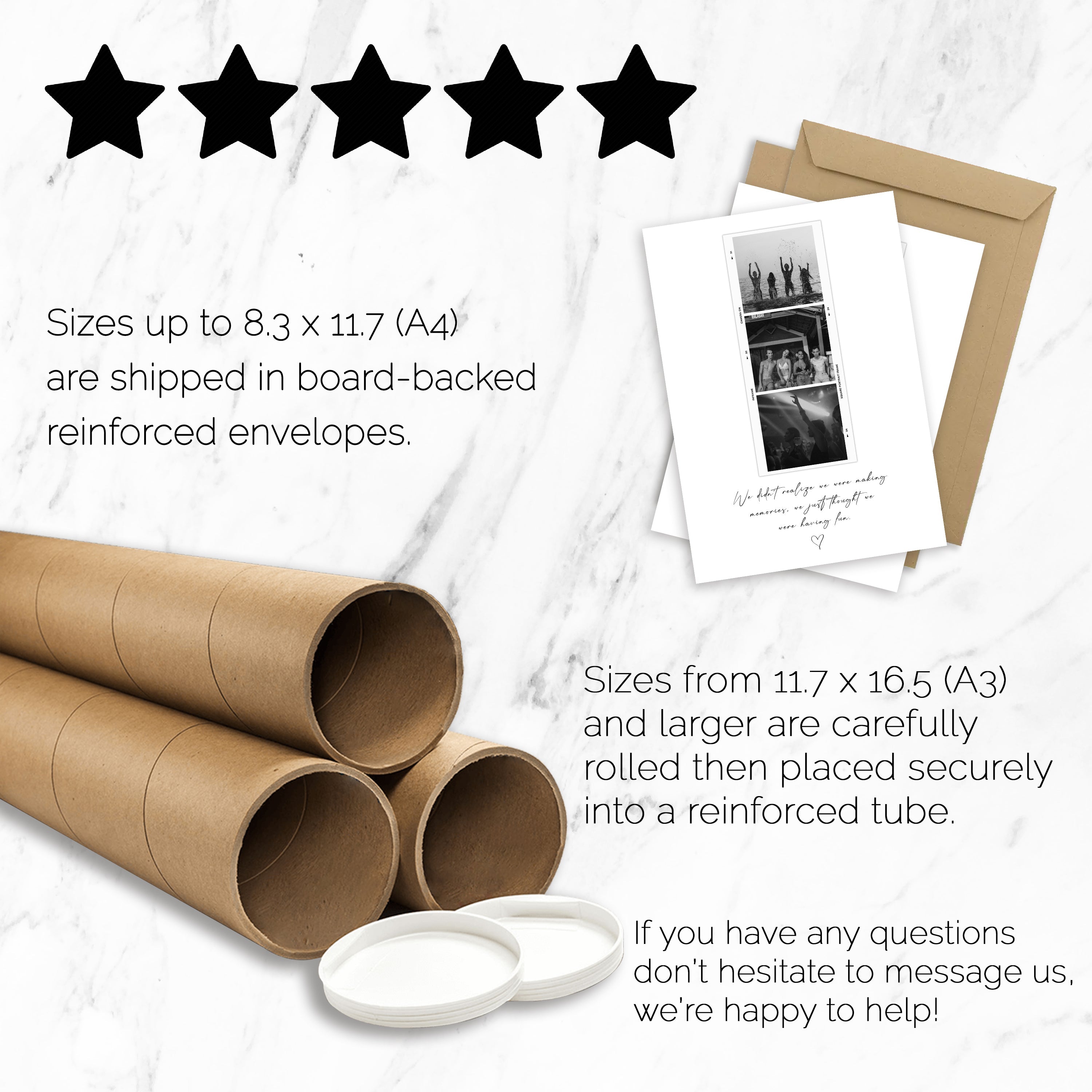 Personalised Photo Booth Strip Print